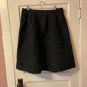 Black Brocade Skirt